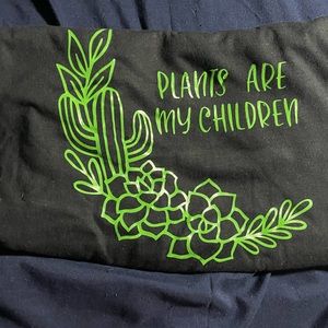 Black “plants” shirt